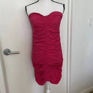 Zara Ruched Corset Dress Size Large